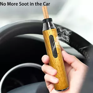 Car Portable Ashtray Handheld Cigarette Ashtray Smokeless Ash Cigarette Cylinder - Picture 1 of 9