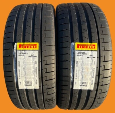 Set of TWO BRAND NEW 225/35ZR20 Pirelli P Zero PZ4 MC McLaren GT Tires NCS PNCS - Image 1 of 4