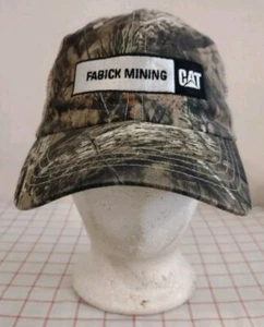 Fabick Mining CAT Empleado Camionero Camuflado Gorra Sombrero Verde Ajustable Bordado - Imagen 1 de 6