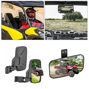 UTV Side Mirrors & Center Mirror For 2013-2025 Polaris Ranger 570 /900 /1000 XP - Bild 1 von 14