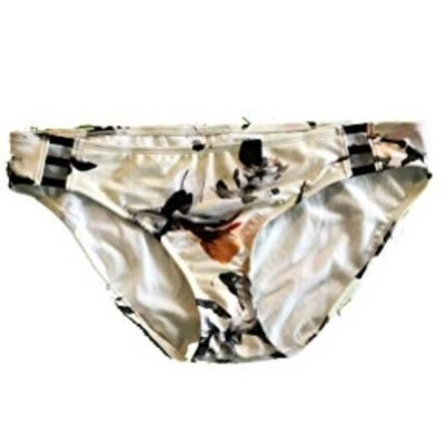 Parte inferior de bikini Athleta XL floral con tiras natación polinesia floral traje de baño nuevo con etiquetas nailon Foto 1 de 4