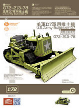 Orange Hobby G72-213 1/72 U.S.Army Bulldozer D7 Complete Plastic Model kit