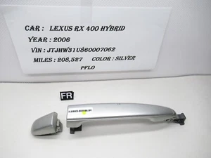 2003-2008 Lexus RX 400 Front Right Outer Door Handle 69211-28070-B2 OEM - Picture 1 of 5
