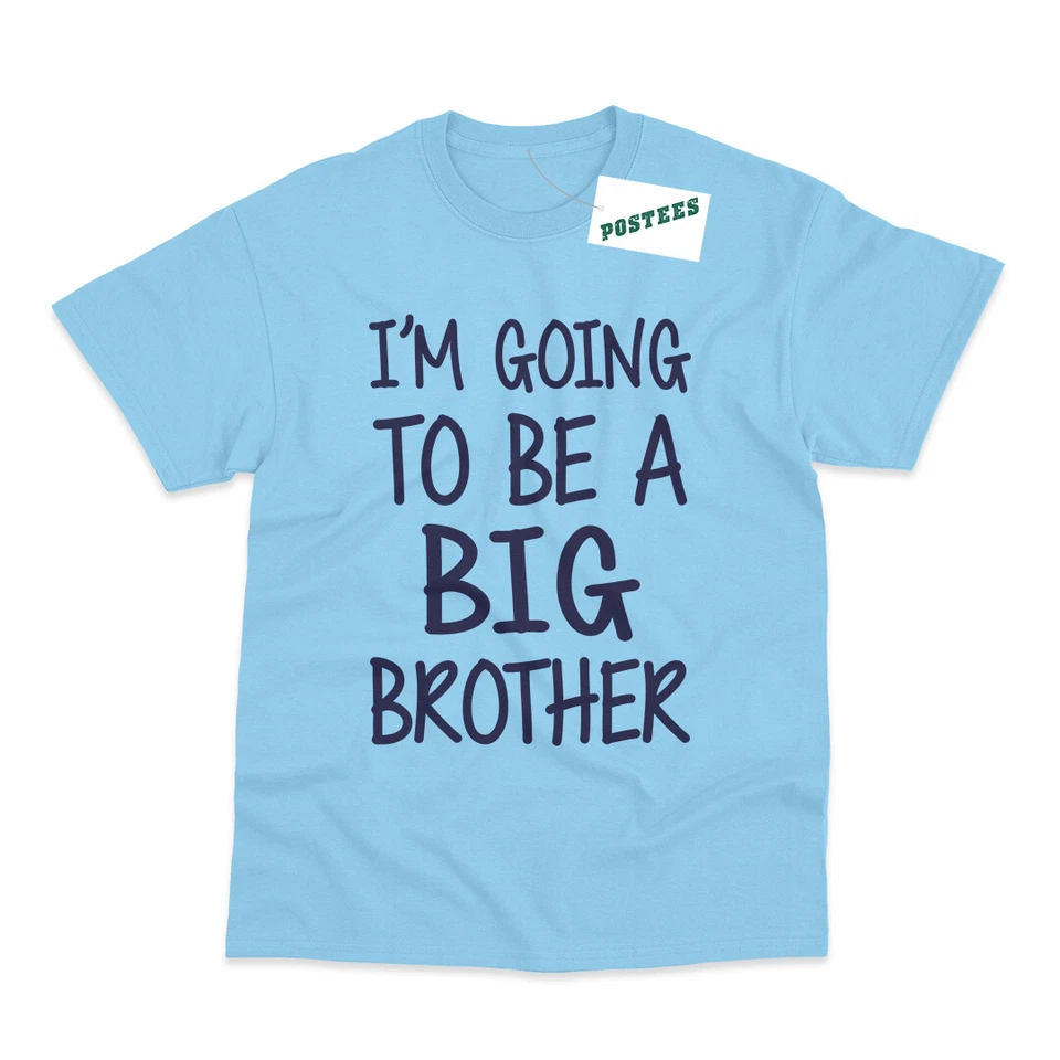 I'm Going To Be A Big Brother Kid's Printed Pregnancy Announcement T-Shirt - Image 1 of 4