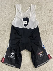 Descente CSC Team ALM. BRAND Man Bib Shorts Cycling Nobili Bib Bike Size XXXXL 8 - Picture 1 of 21