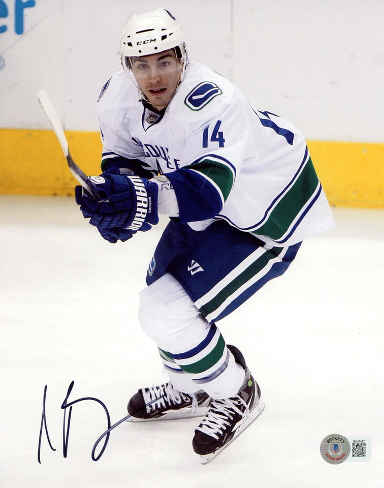 Foto autografiada por Alexandre Burrows Vancouver Canucks 8x10 BAS 46285 Foto 1 de 1