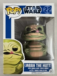 Jabba the Hutt 22 ~ Star Wars ~ Funko Pop Vinyl ~ BLUE BOX π¦ + FREE PROTECTOR - Picture 1 of 6