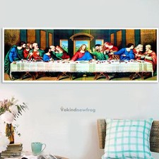 5D Diamond The Last Supper Diy Embroidery Painting Cross Stitch Craft Home Decor