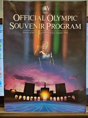 1984 OFFICIAL OLYMPIC SOUVENIR PROGRAM - XXIIIrd Olympiad LOS ANGELES  - Image 1 of 3