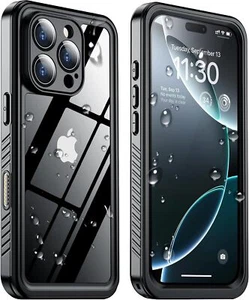 For iPhone 15 16 Pro Max/15 Plus /XR Waterproof Case Shockproof Underwater Cover - Picture 1 of 41