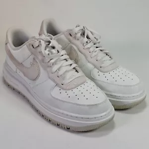 🔥 NIKE AIR FORCE 1 LUXE SIZE UK 10 SUMMIT WHITE LIGHT BONE 🔥 - Picture 1 of 10