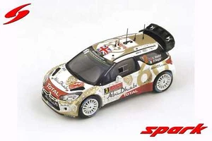 Spark S4503 1/43 Citroen Ds3 WRC N.3 10TH Monte Carlo 2015 Modelo Coche De - Imagen 1 de 6