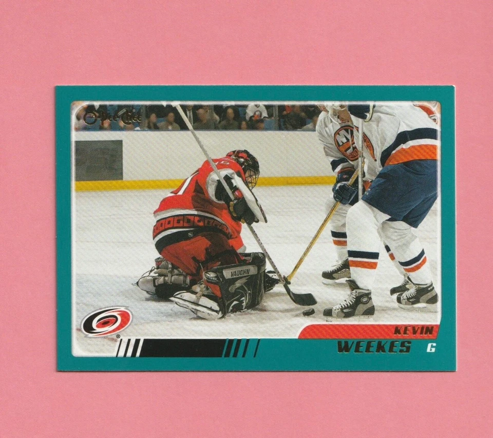 2003-04 O-Pee-Chee Base KEVIN WEEKES #22 Carolina Hurricanes - Image 1 of 2