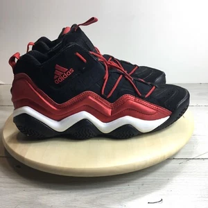 2012 ADIDAS G20328 TOP TEN 2000 KOBE Black Scarlet sz 13 Pre-owned No Box - Picture 1 of 10