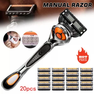 Gillette Fusion5 Rasierer Für Männer, Ein Gillette Rasierer mit 20 Ersatzklingen - Bild 1 von 13