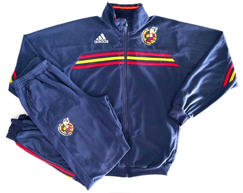 SPAIN 1998 Adidas Training Football Tracksuit YXL Boys Soccer Jacket Track Top Cover