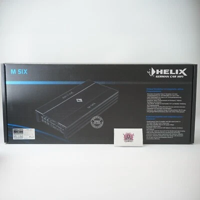 HELIX M SIX 6-Channel Car Audio Amplifier High Power Compact Design Germany New - Image 1 of 4