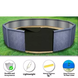 Rhino Pad Above Ground Swimming Pool Liner Shield Protector (Choose Size) - Picture 1 of 39