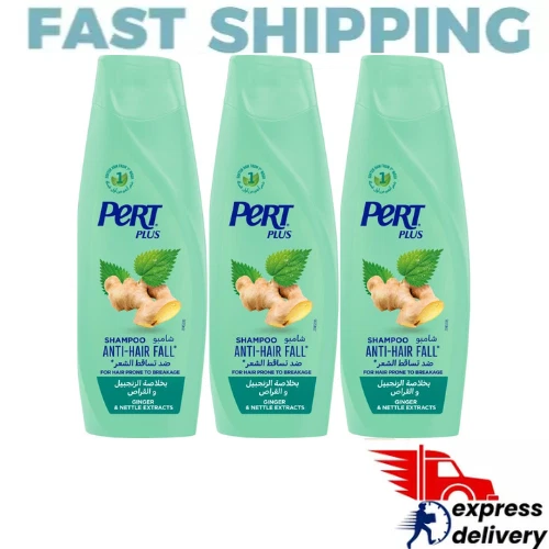 Champú Anticaída Pert Plus con Extracto de Jengibre 400 ml (Pack de 3) Foto 1 de 1