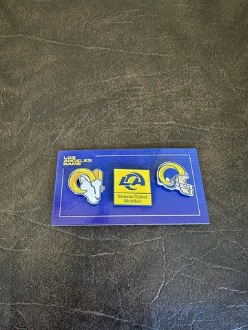 Brand New Los Angeles Rams Season Ticket Holder Pins Set Cover