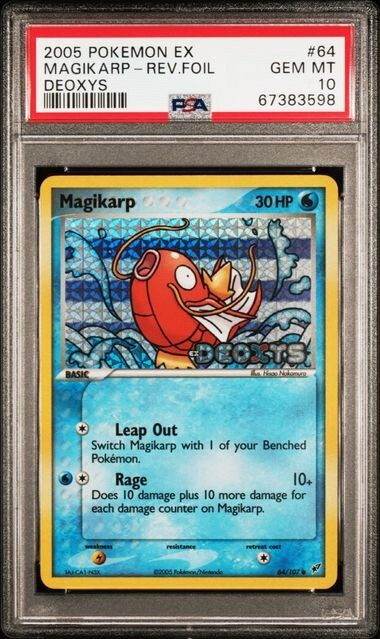 Pokémon TCG Professional Sports Authenticator (PSA) EX Pokémon TCG Professional Sports Authenticator (PSA) EX