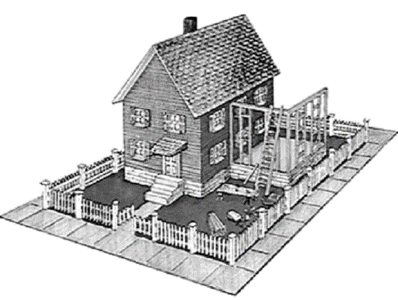 Model Power # 485  The Grabitski House Kit  HO  MIB   - Image 1 of 1