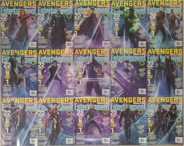 Entertainment Weekly Avengers Infinity War - Uncirculated - No Label - NEW! - Image 1 of 1