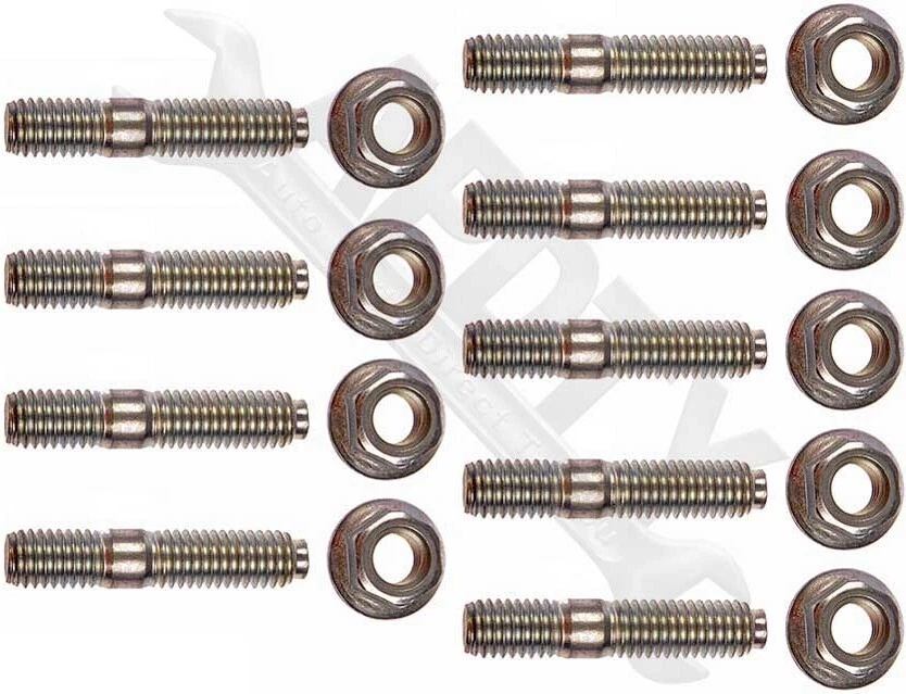 APDTY 785112 Colector de escape Perno Tuerca Kit de herrajes (M8x1,25 mm) Foto 1 de 1