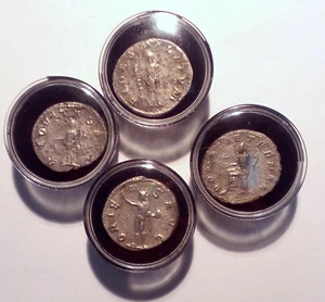 Römisches Silber Denar Sammlung, RIC 55, 63, 182 und 213 - Bild 1 von 10