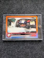 2022 Topps Chrome Formula 1 George Russell Orange Red Refractor #19
