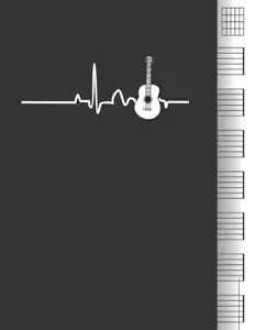 Gifts for Guitar Players | Guitar Tab Notebook: Blank Guitar Tablature Book for  - Picture 1 of 2