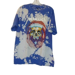 New- Metallica In Vertigo You Will Be Blue Tie-Dye Short Sleeve Tee - -Lg, & XL - Picture 1 of 4