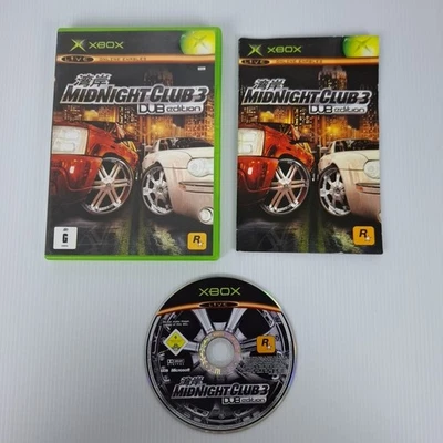 Midnight Club 3 DUB Edition Xbox Original Game PAL Complete Manual Car Racing - Image 1 of 4