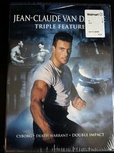 Van Damme 3 DVD Set New Triple Feature Double Impact Death Warrant Cyborg 2012 - Picture 1 of 2
