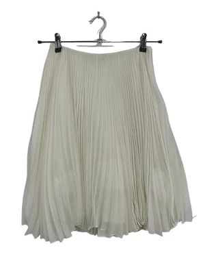 HUGO BOSS Falda a cuadros Mujeres Falda Talla EU 34 blanco elegante - Imagen 1 de 4