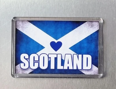 GFW Love Scotland - Acrylic Fridge Magnet - 75mm x 54mm