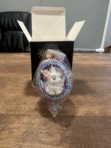 CHRISTOPHER RADKO "Eggspecting Anybunny?" Easter Glass Christmas Ornament w/ Tag - Picture 1 of 13