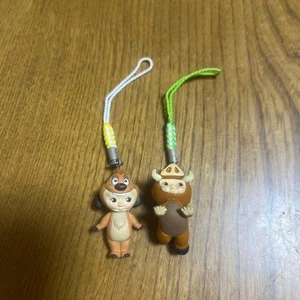 Rose O'Neill Kewpie Disney Lion King Pumbaa Timon Kewsion Netsuke Strap Keychain - Picture 1 of 24