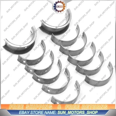 Guías de rodamientos principales del cigüeñal STD para Volvo S40 S60 S80 2.3 2.4 2.5 L5 B5254T Foto 1 de 4