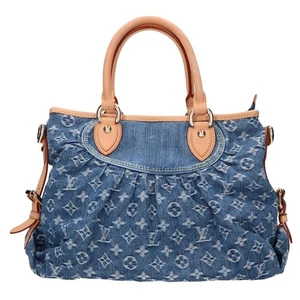 LOUIS VUITTON Monogram Denim Neo Cabby MM 2way Sholder Bag M95349 Gebraucht Blau - Bild 1 von 10