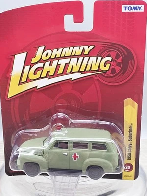 1950 CHEVY SUBURBAN AMBULANCE   2011 JOHNNY LIGHTNING  1:64 DIE-CAST Sealed - Image 1 of 4