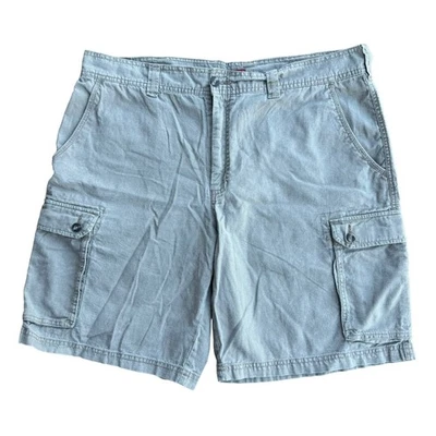 Pantalones Cortos de Carga para Caminar Informales Frente Plano Lino Tostado Merona Para Hombre Talla 40 Foto 1 de 4