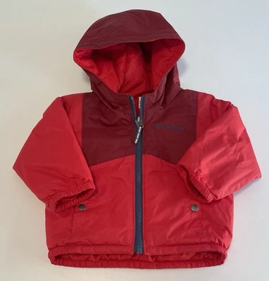 Chaqueta reversible Columbia roja bebé niño talla 12-18 meses Foto 1 de 4