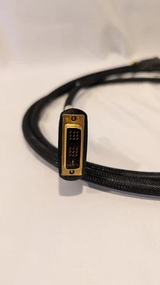 Cable DVI 6 pies. ¡NUEVO! Trenzado Foto 1 de 4