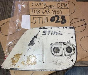 Stihl 028 Oem Clutch Cover 1118 648 0400 - Picture 1 of 11