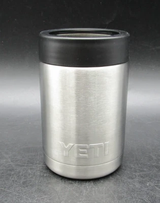 Colster YETI Rambler 12 oz. Isolador de lata refrigerador cerveja refrigerante suporte aço inoxidável - Imagem 1 de 4