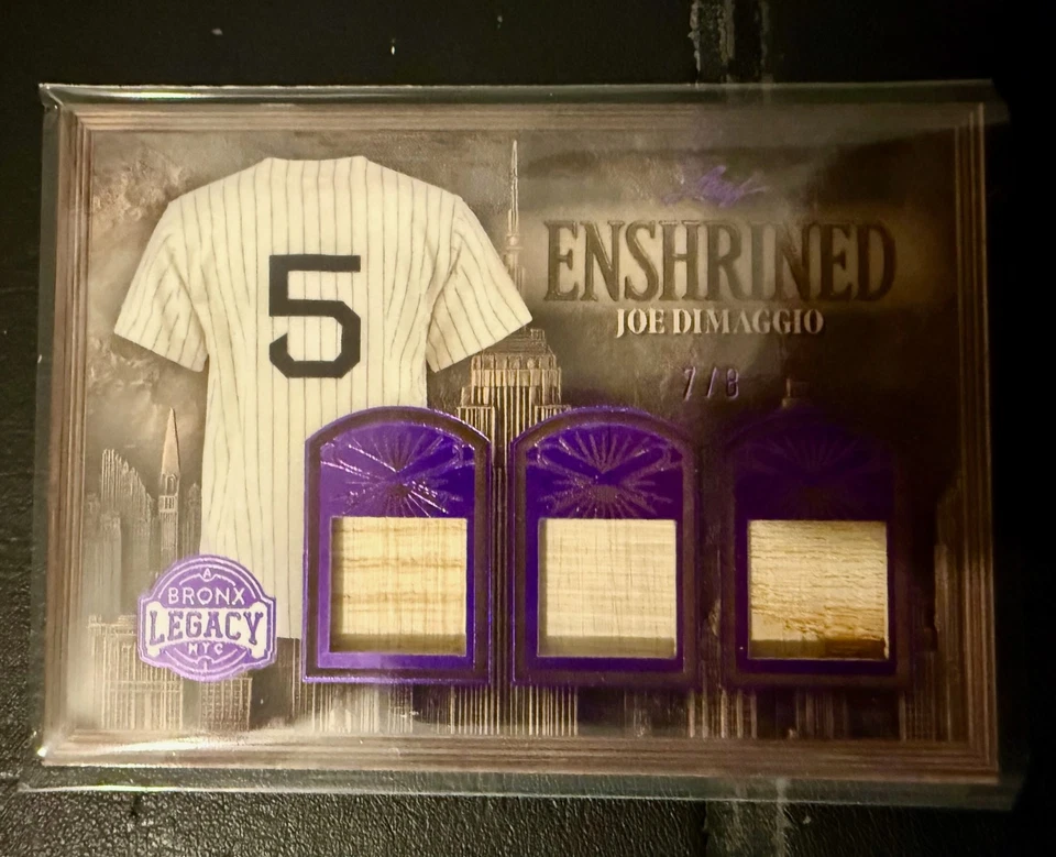 Bate usado Leaf Bronx Legacy Joe Dimaggio 2025 triple juego consagrado/8 Foto 1 de 1
