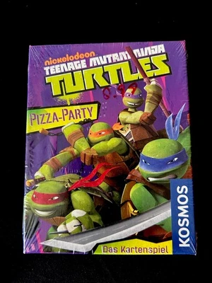 Teenage Mutant Ninja Turtles Pizza Party Card Game Cosmos 2013 CIB Nikelodion - Image 1 of 3