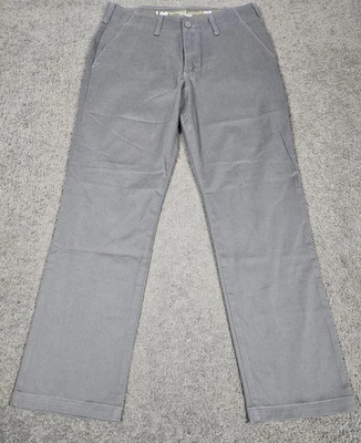Men's Lee Extreme Motion MVP Pants 33x30 Painters Gray Stretch Slim Straight - Image 1 of 4