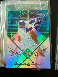 2001 Finest All-Stars Refractor fas6 Sammy Sosa - Picture 1 of 6